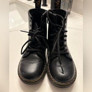 Dr. Martens Black Kids Shoes